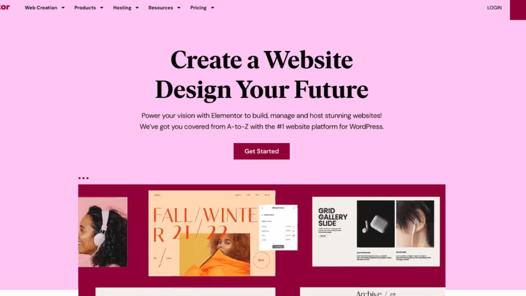 Create A Website with Elementor