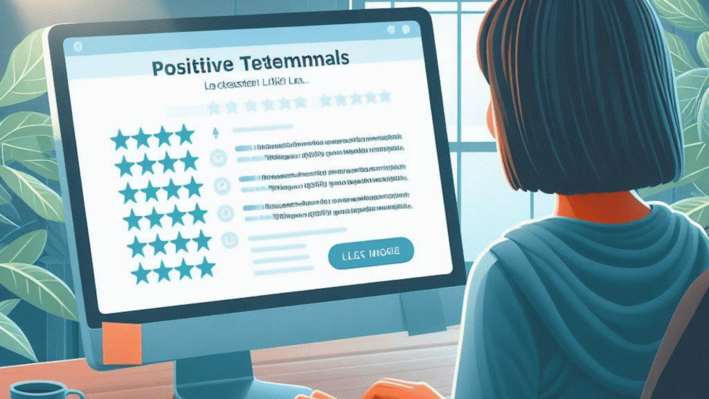 Generating Links by Giving Testimonials