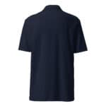 HR ClassicEdge Polo displayed from the back with a folded collar and short sleeves on a plain white background.