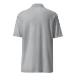 This image shows the back view of a HR ClassicEdge Polo. the shirt features a neat collar, a two-button placket, and is displayed against a white background.